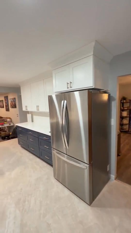 The long run, panel-ready fridge wall